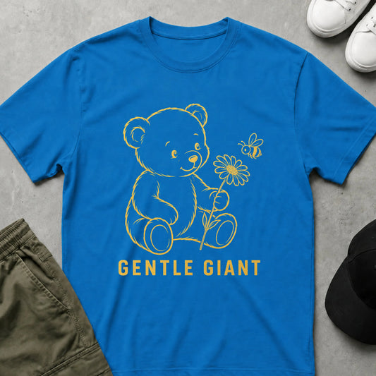 Gentle Bear T-Shirt Sapphire