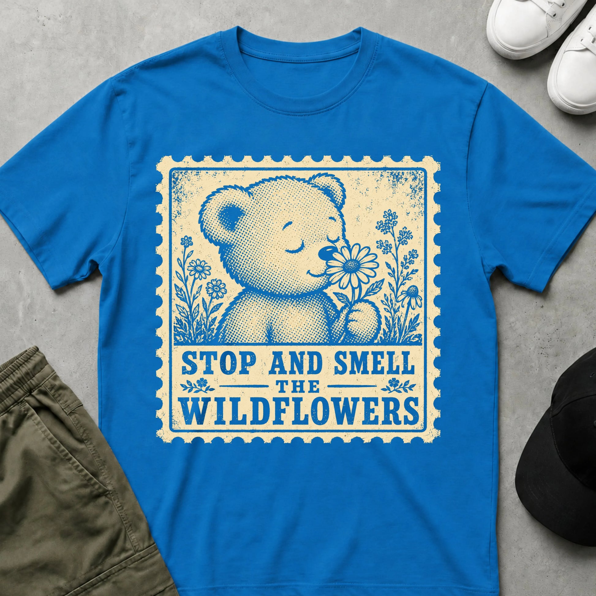 Wildflowers T-Shirt Sapphire