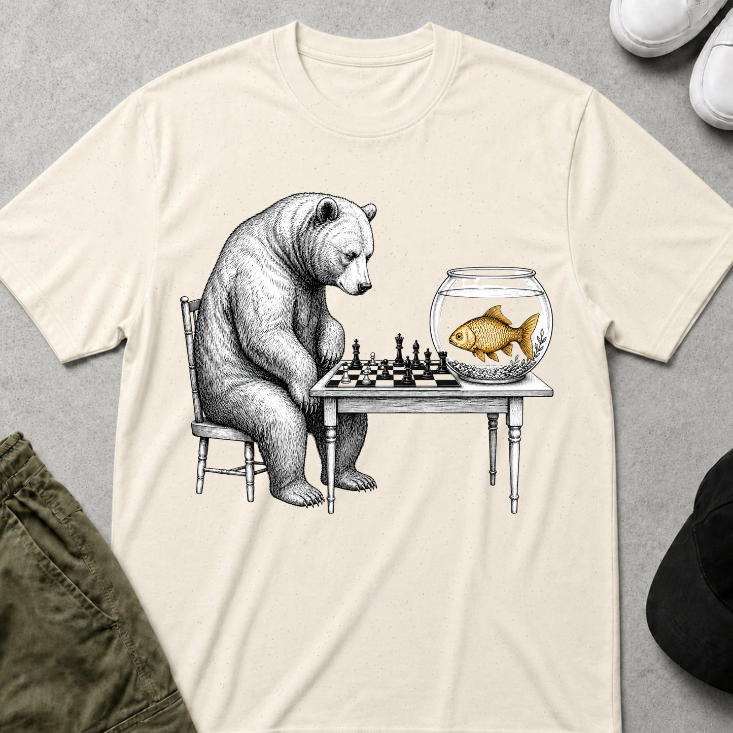 Bizarre Strategy T-Shirt Natural