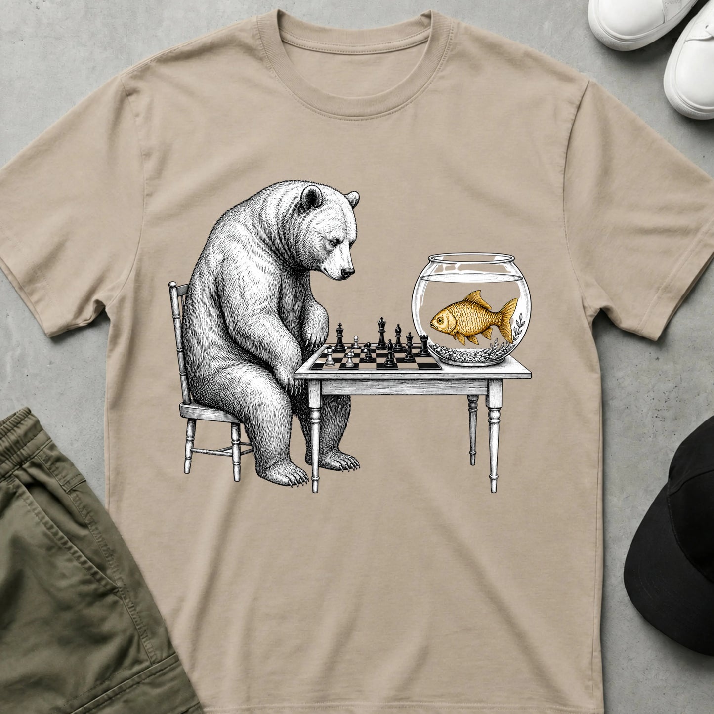 Bizarre Strategy T-Shirt Sand