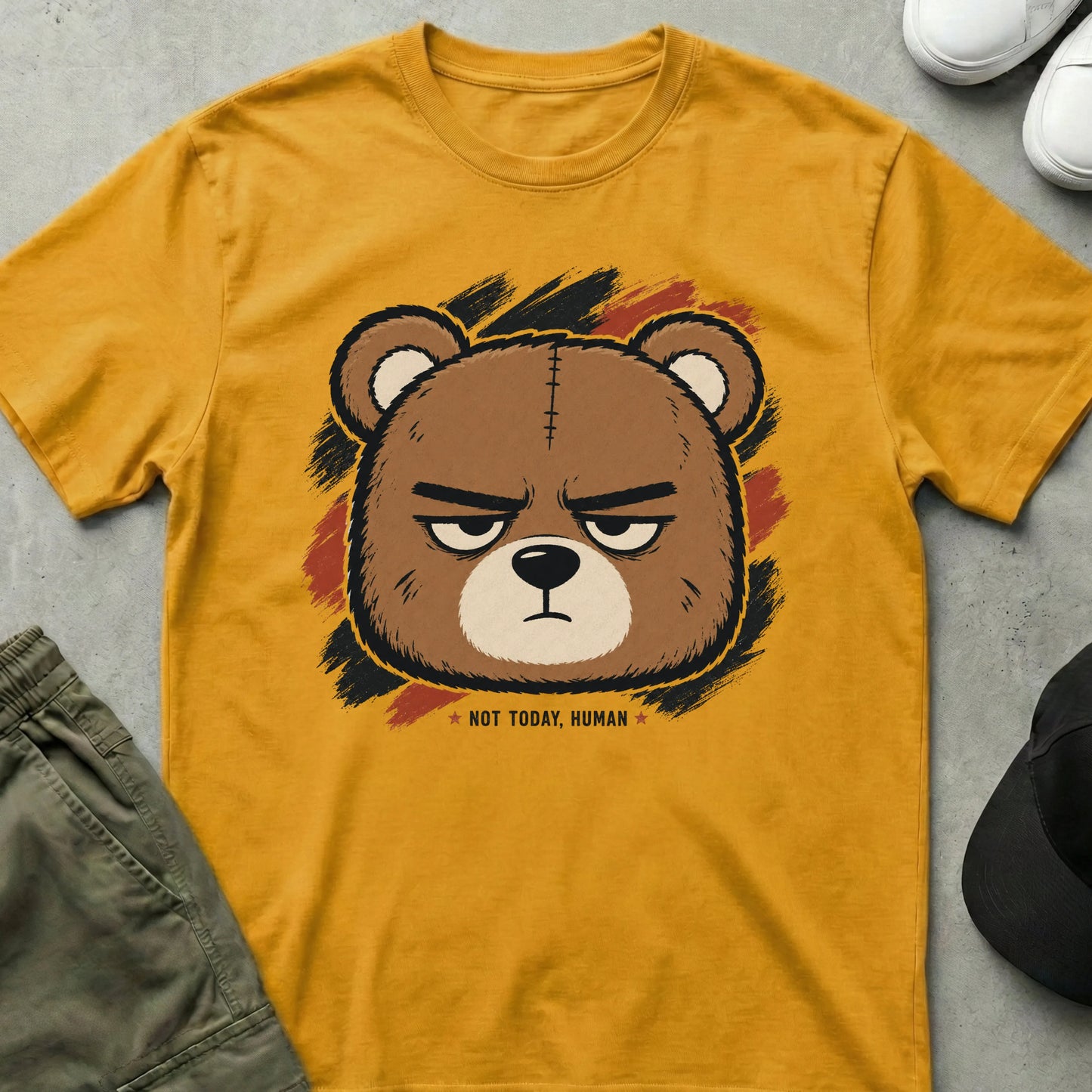 Not Today T-Shirt Gold