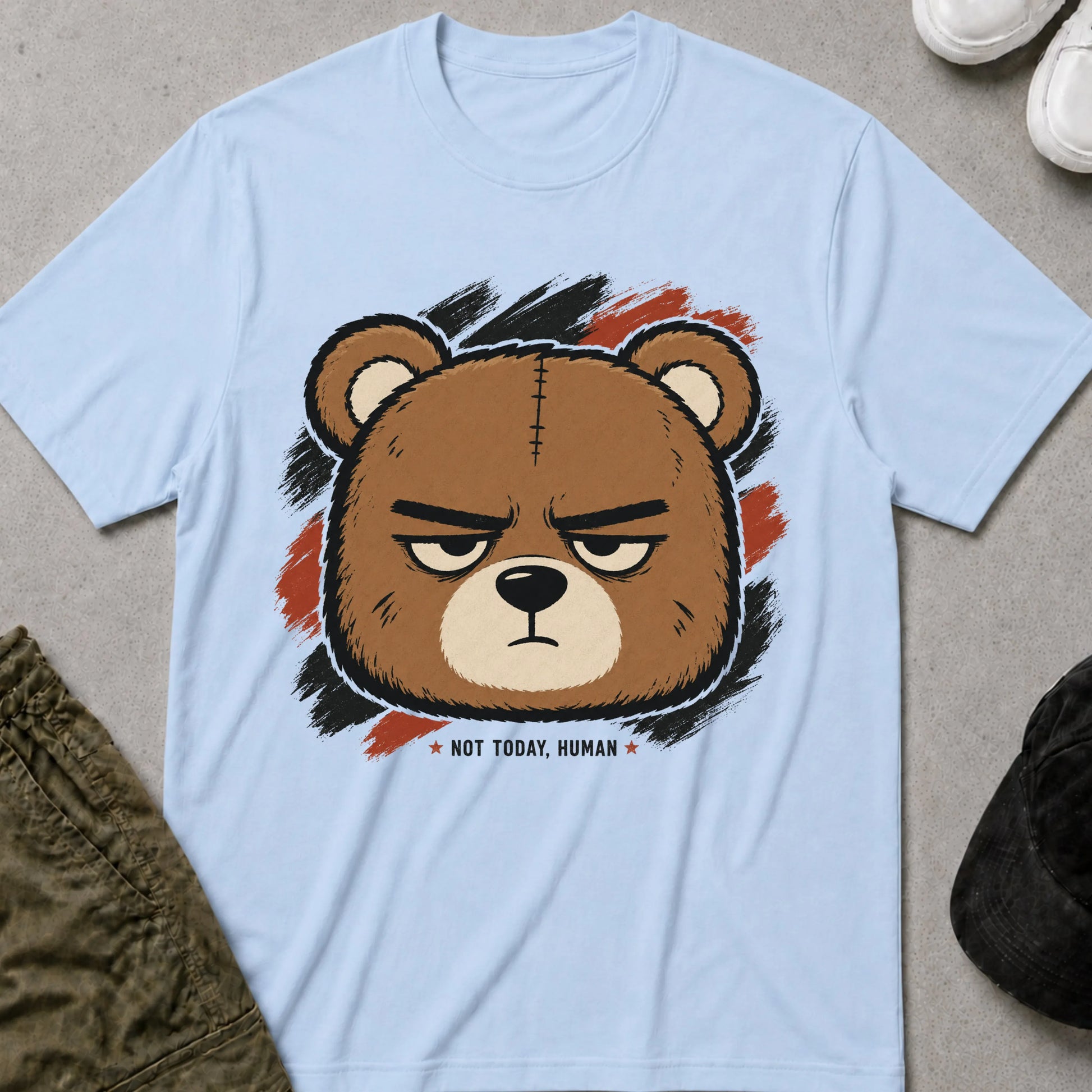Not Today T-Shirt Light Blue