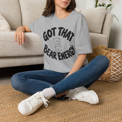 Printify Teddy-Bear I've Got Energy T-Shirt