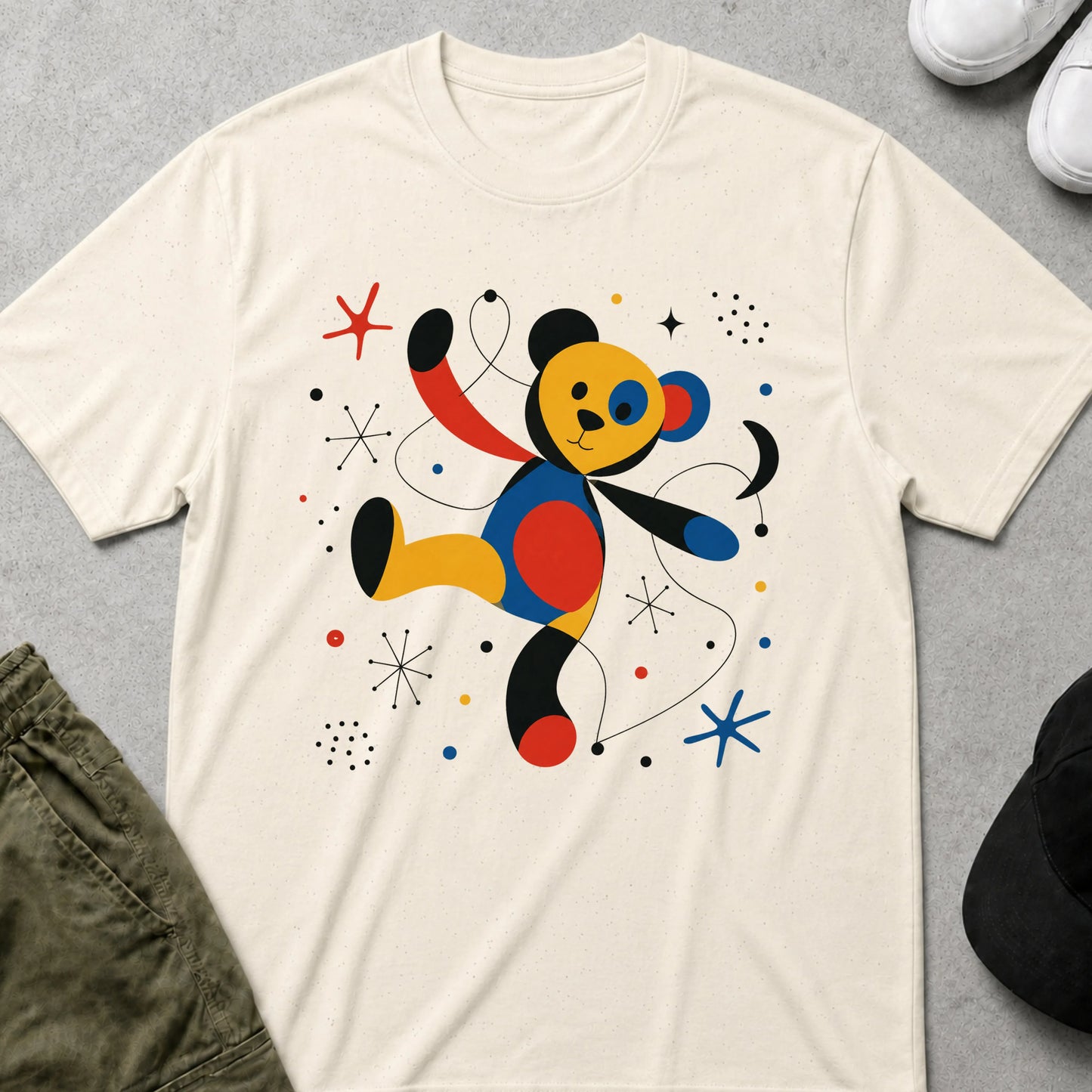 Geometric 3 T-Shirt Natural