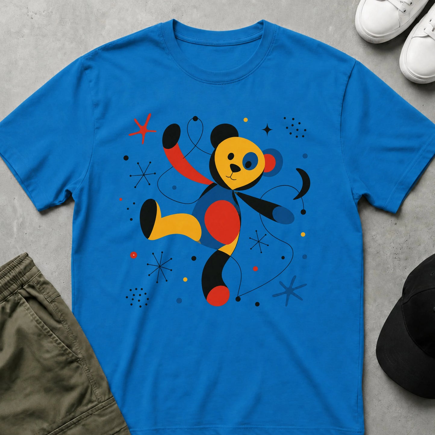 Geometric 3 T-Shirt Sapphire