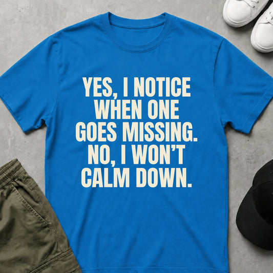 Cool Teds Teddy-Bear Missing T-Shirt Sapphire / S