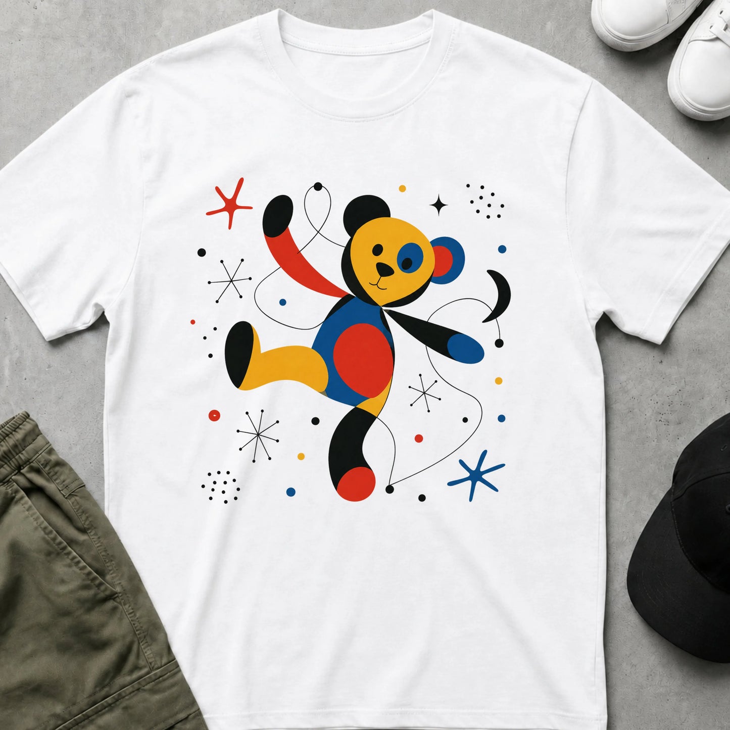 Geometric 3 T-Shirt White