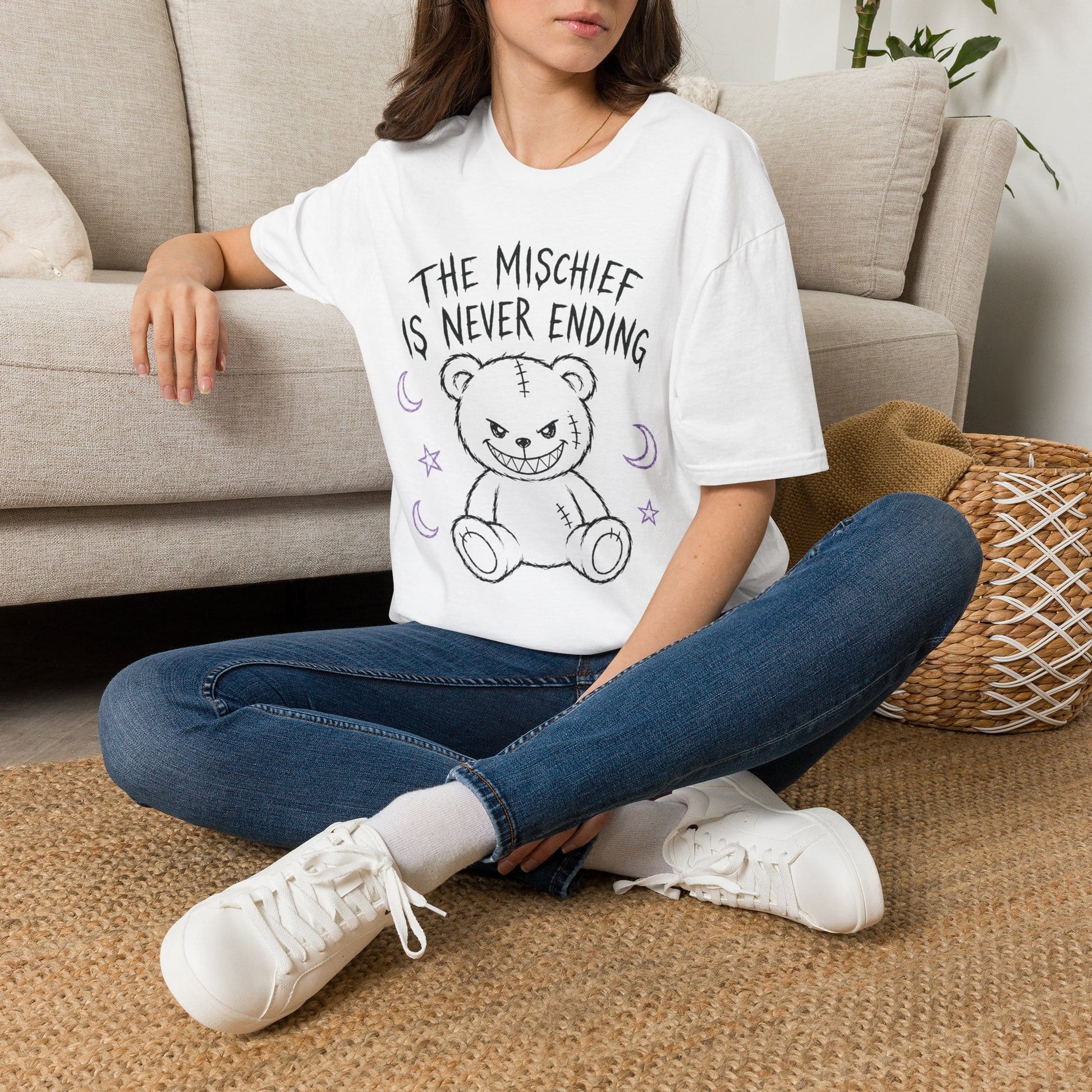 Printify Teddy-Bear The Mischief T-Shirt