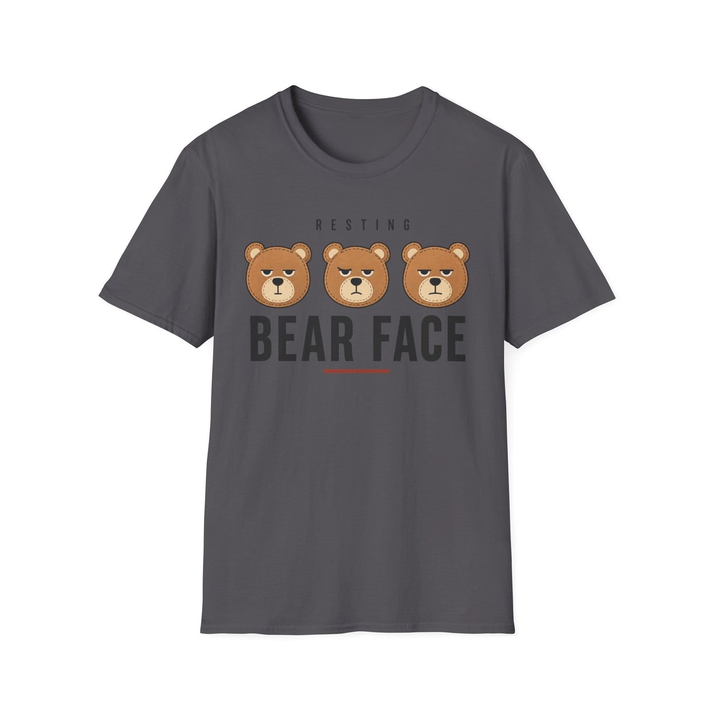 Cool Teds Teddy-Bear Resting Bear Face T-Shirt