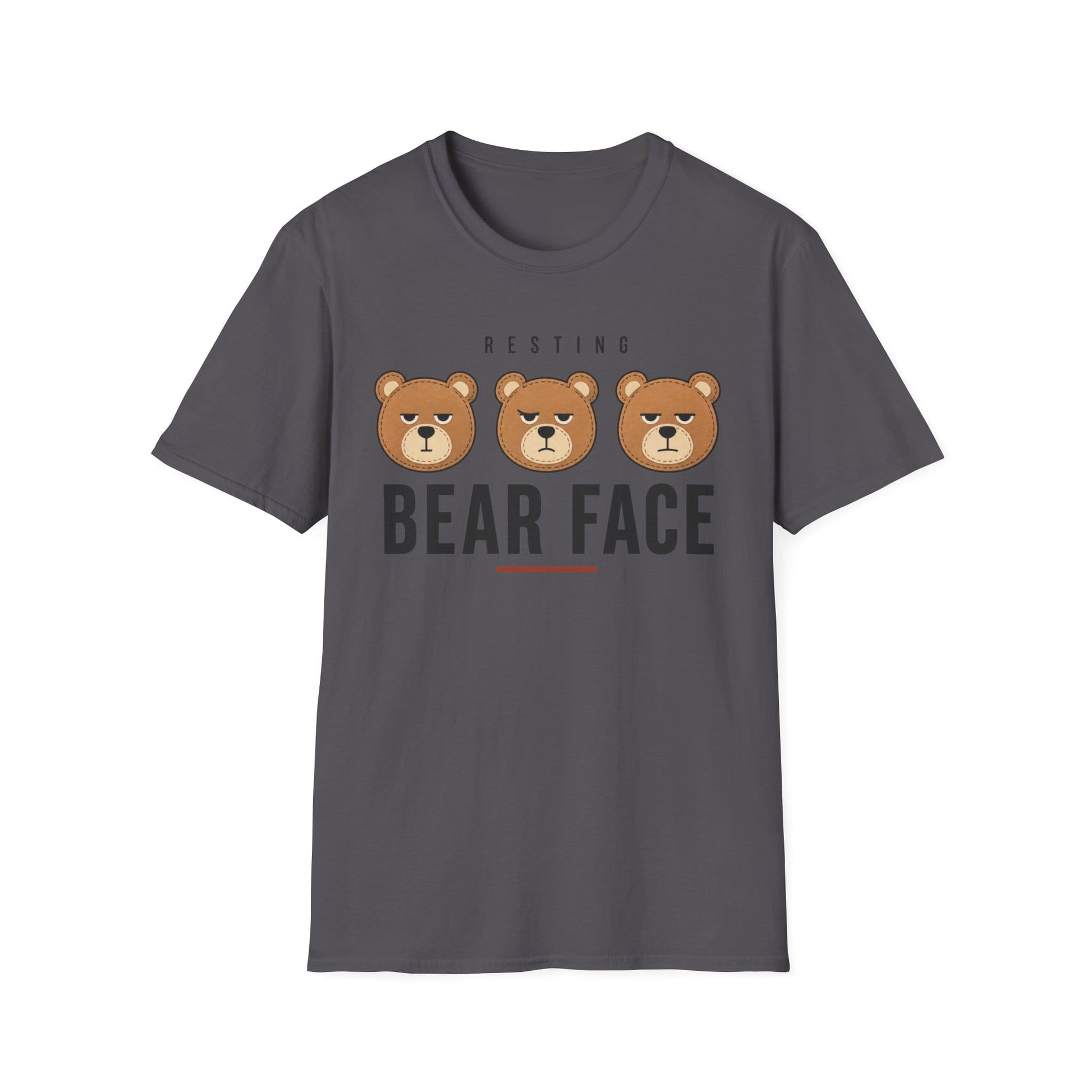 Cool Teds Teddy-Bear Resting Bear Face T-Shirt