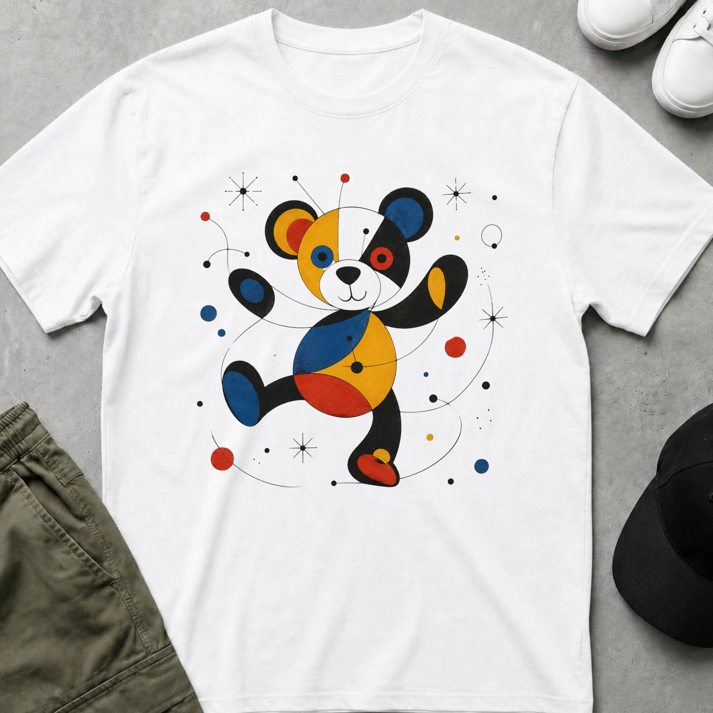 Geometric 4 T-Shirt White