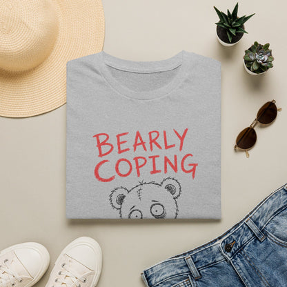 Printify Teddy-Bear Caffeine or Tears T-Shirt Sport Grey / S