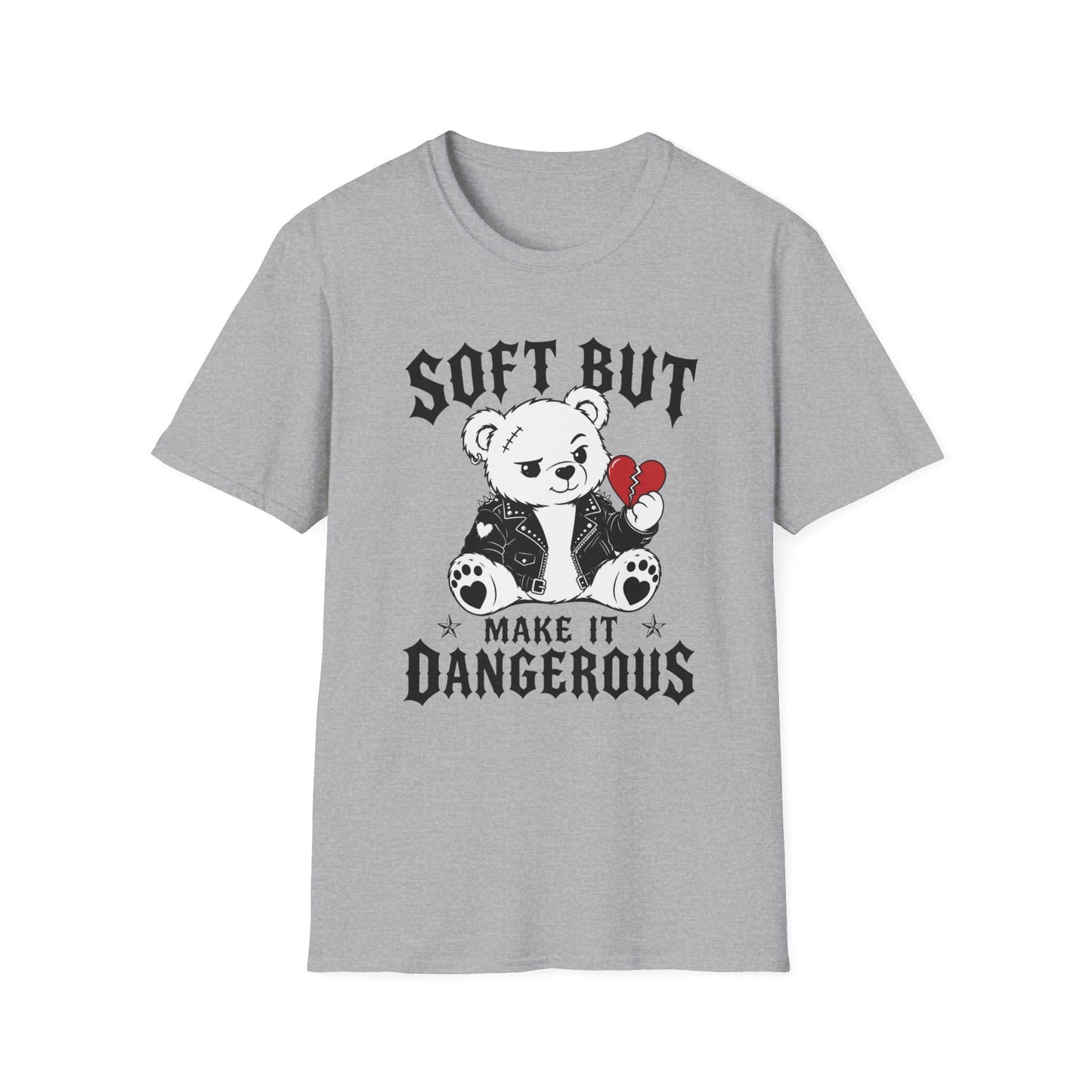 Printify Teddy-Bear Soft but Dangerous T-Shirt