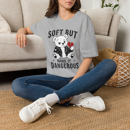 Printify Teddy-Bear Soft but Dangerous T-Shirt