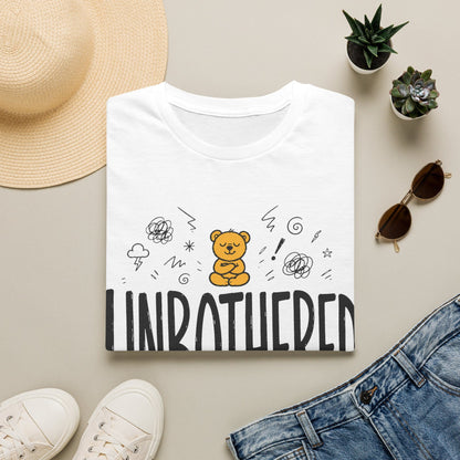 Printify Teddy-Bear Unbothered T-Shirt White / S