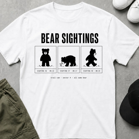 Cool Teds Teddy-Bear Bear Watch T-Shirt White / S