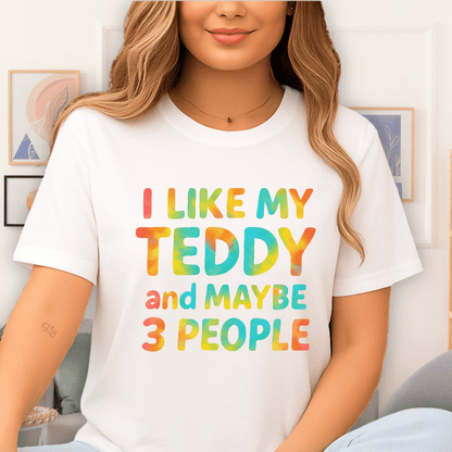 Cool Teds Teddy-Bear I'm Choosy T-Shirt White / S