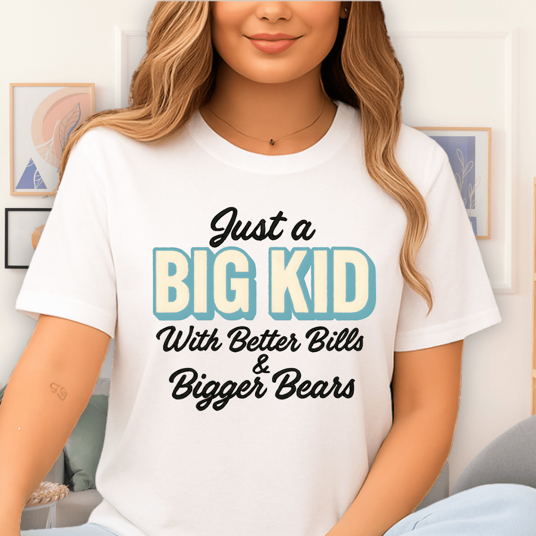 Cool Teds Teddy-Bear Big Kid Bears T-Shirt White / S