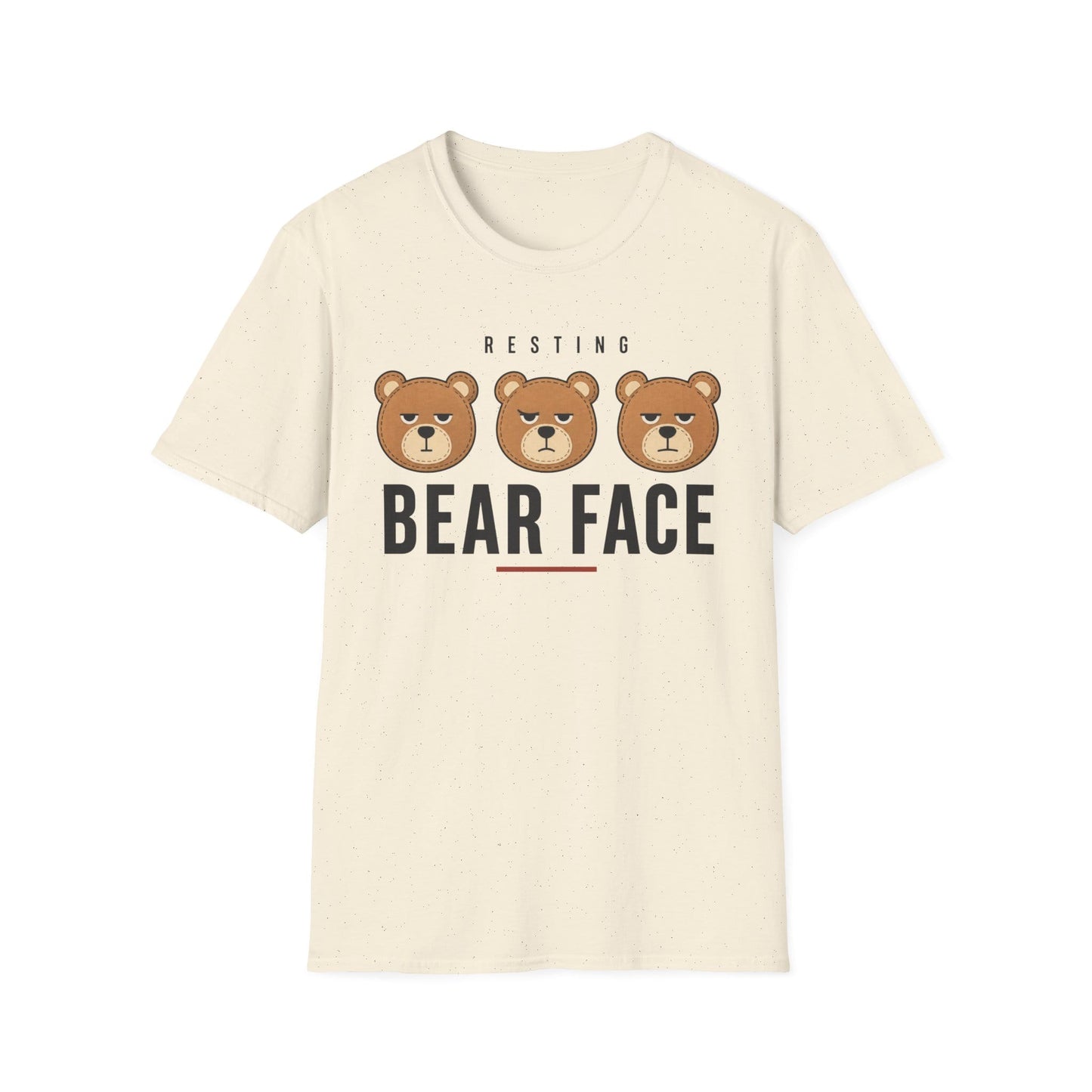 Cool Teds Teddy-Bear Resting Bear Face T-Shirt