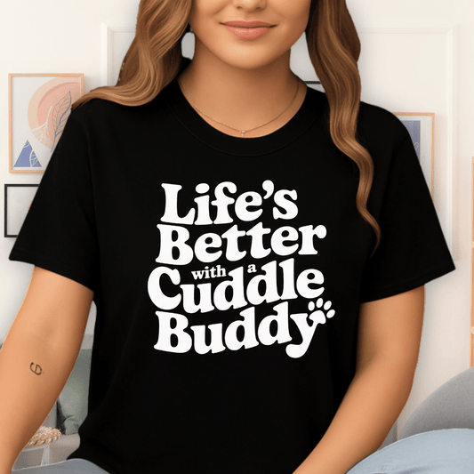 Cuddle Buddy T-Shirt Black