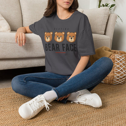 Cool Teds Teddy-Bear Resting Bear Face T-Shirt