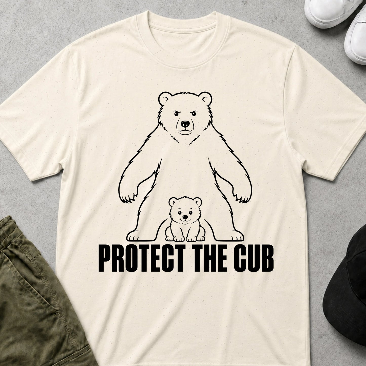 Protect the Cub T-Shirt Natural