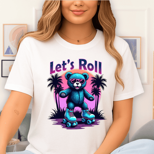 Roller Bear T-Shirt White