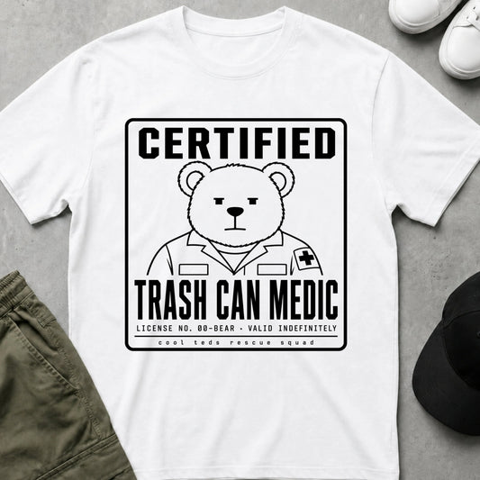 Cool Teds Teddy-Bear Certified T-Shirt White / S