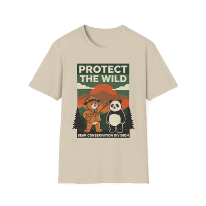Panda Patrol T-Shirt Sand