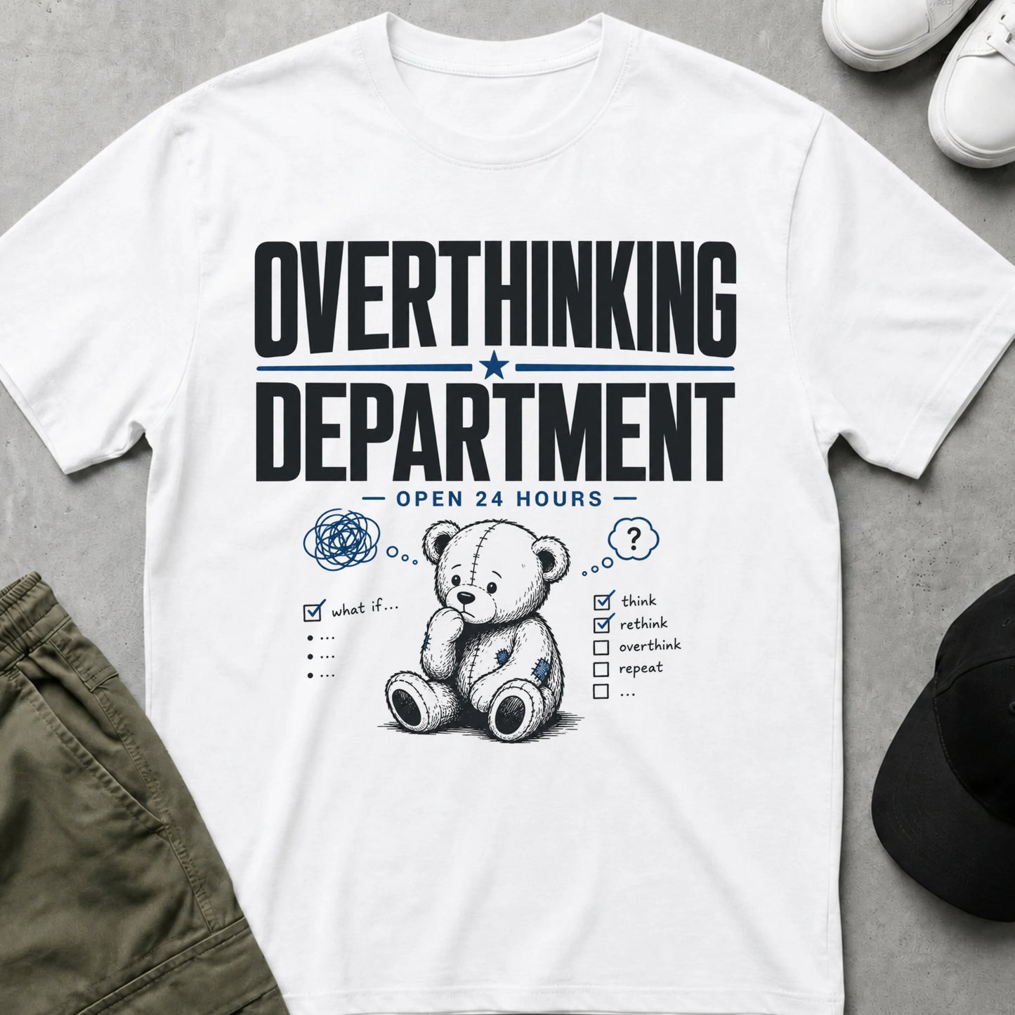 27/4 Thinking T-Shirt White