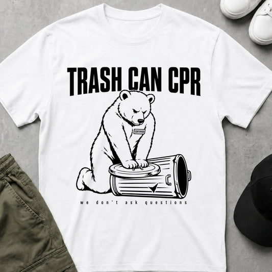 Cool Teds Teddy-Bear CPR T-Shirt White / S