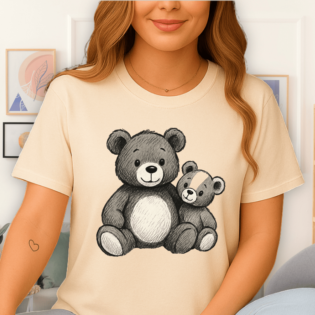 Cool Teds Teddy-Bear Bear Friends T-Shirt Natural / S