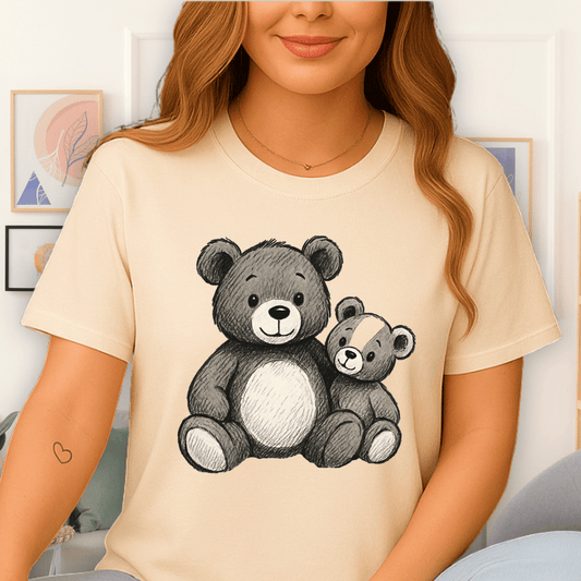 Cool Teds Teddy-Bear Bear Friends T-Shirt Natural / S