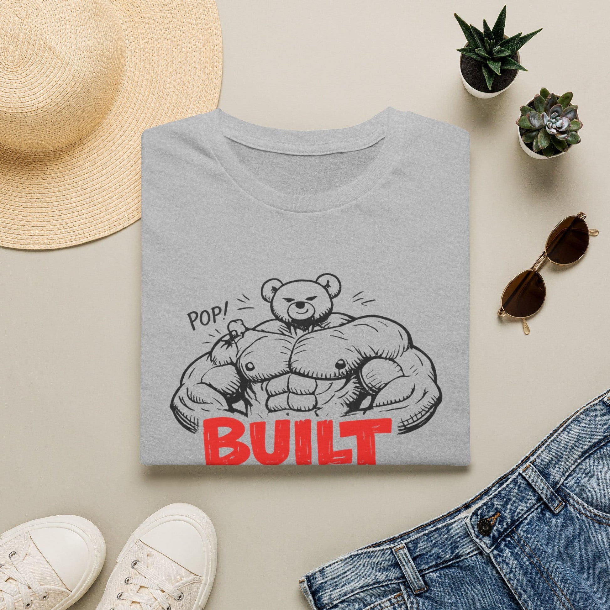 Printify Teddy-Bear Big Bear T-Shirt Sport Grey / S