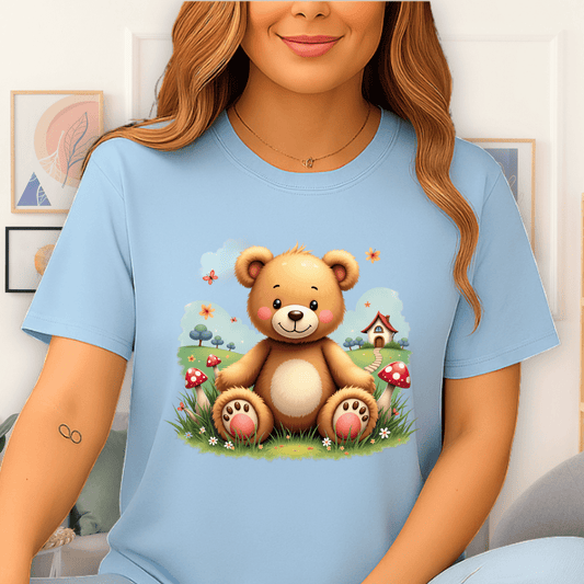 Dreamy Bear T-Shirt Light Blue