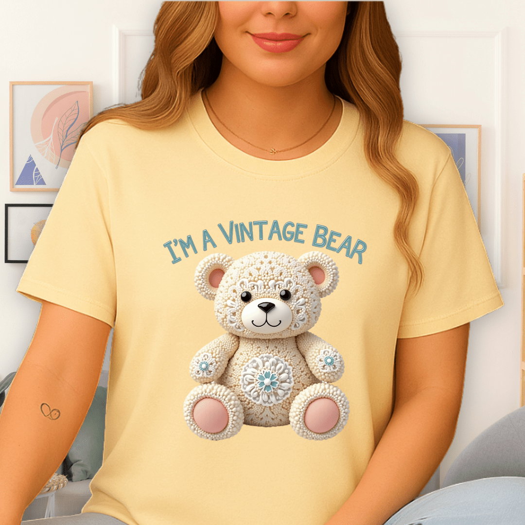 I'm Vintage T-Shirt Cornsilk