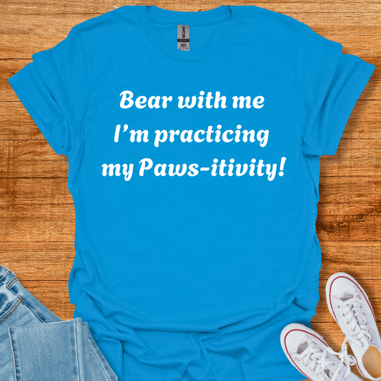 Pawsitivity T-Shirt Sapphire