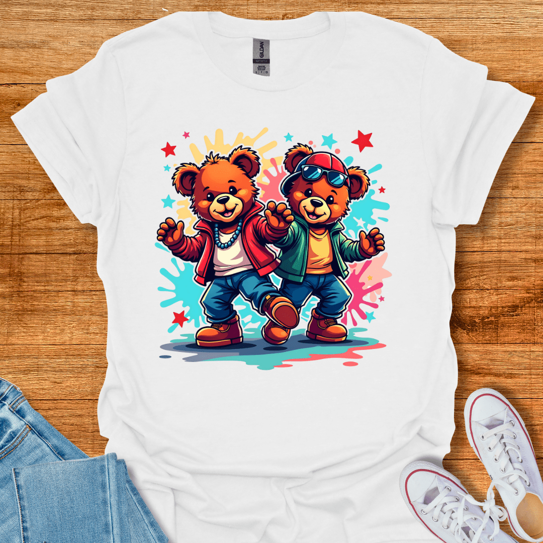 Cool Teds Teddy-Bear Bear Buddies T-Shirt White / S