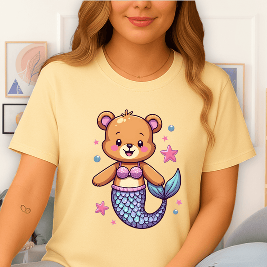 Mermaid T-Shirt Cornsilk
