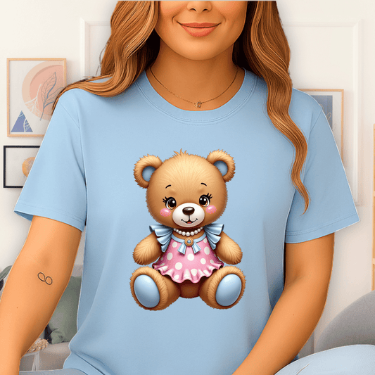 Pearl Girl T-Shirt Light Blue