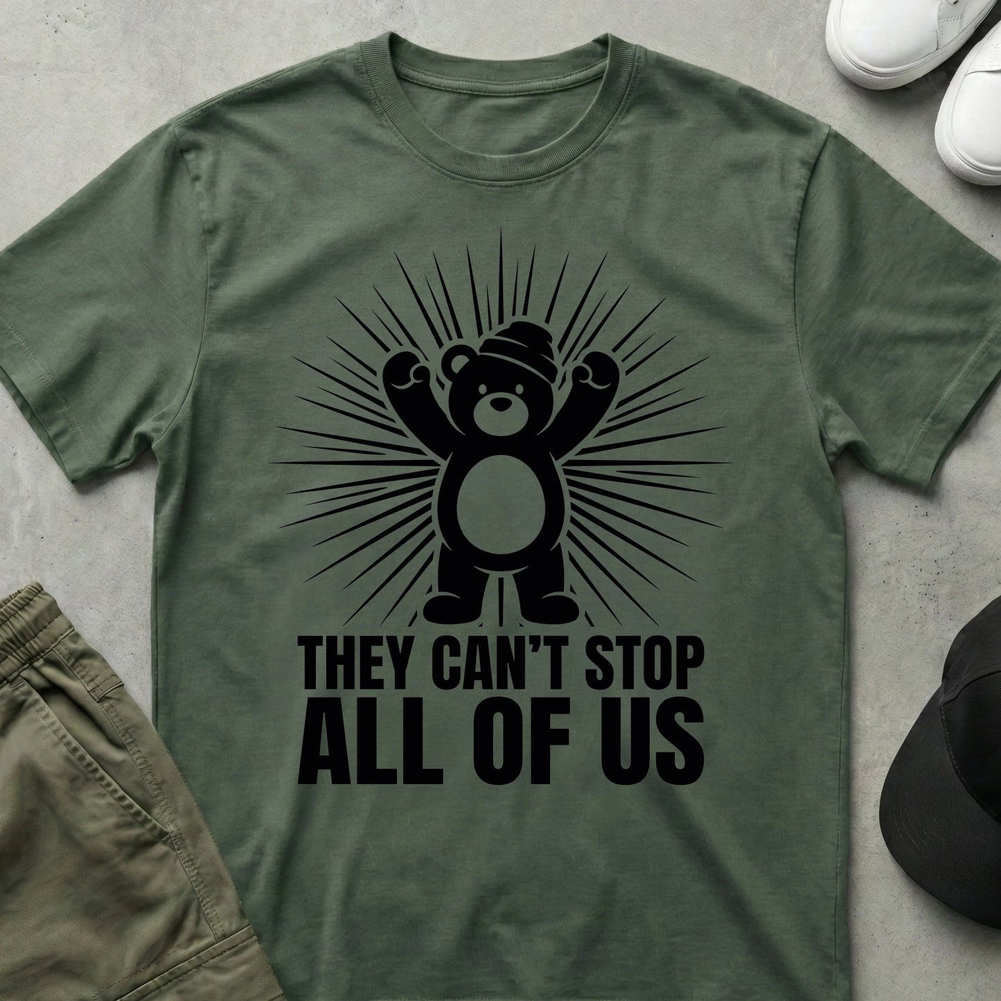 Unstoppable T-Shirt Military Green