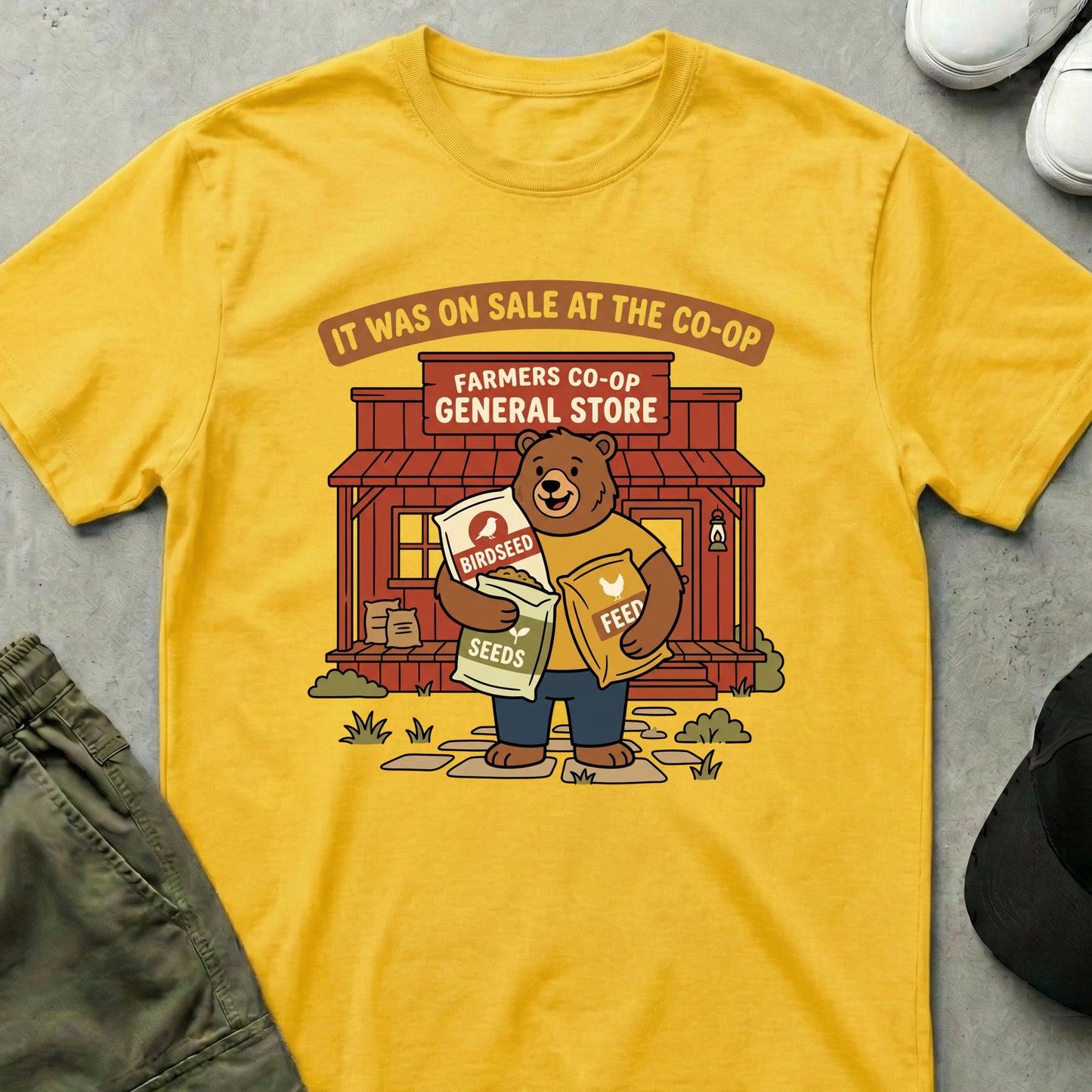 Cool Teds Teddy-Bear Farmers Shop T-Shirt Daisy / S