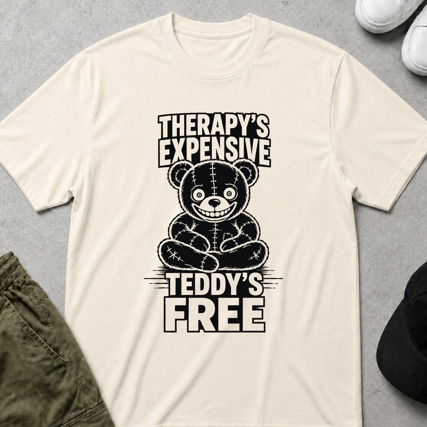 Expensive Therapy T-Shirt Natural