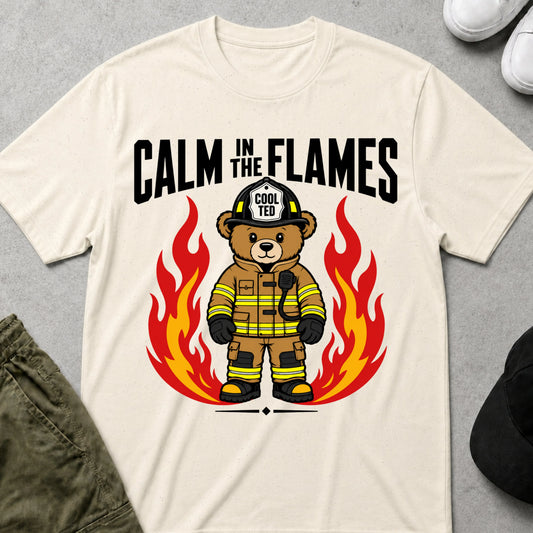 Calm Character T-Shirt Natural