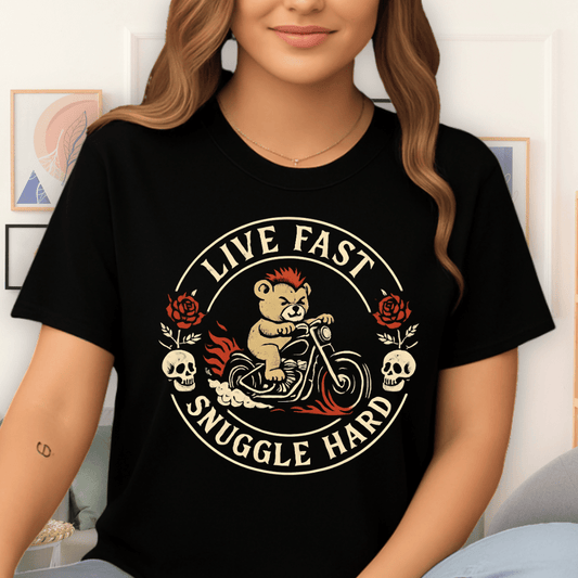 Cool Teds Teddy-Bear Biker Bear T-Shirt