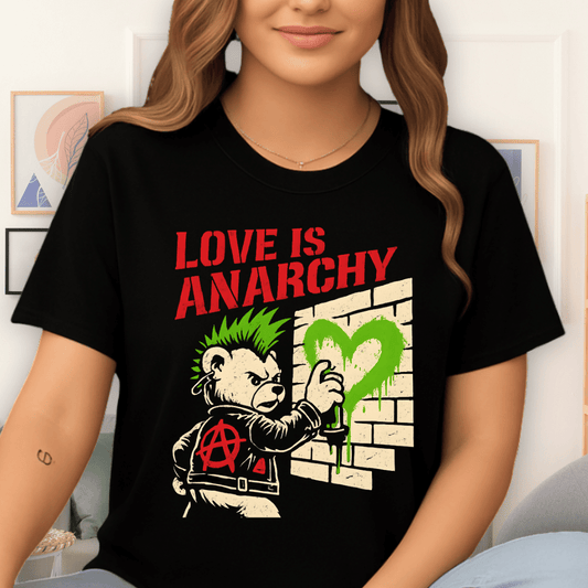 Cool Teds Teddy-Bear Anarchy T-Shirt