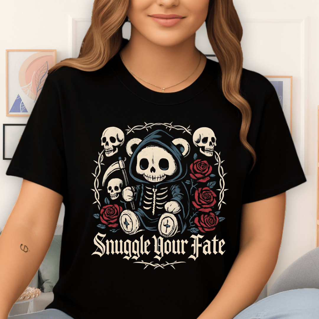 Cool Teds Teddy-Bear Gothic Reaper T-Shirt