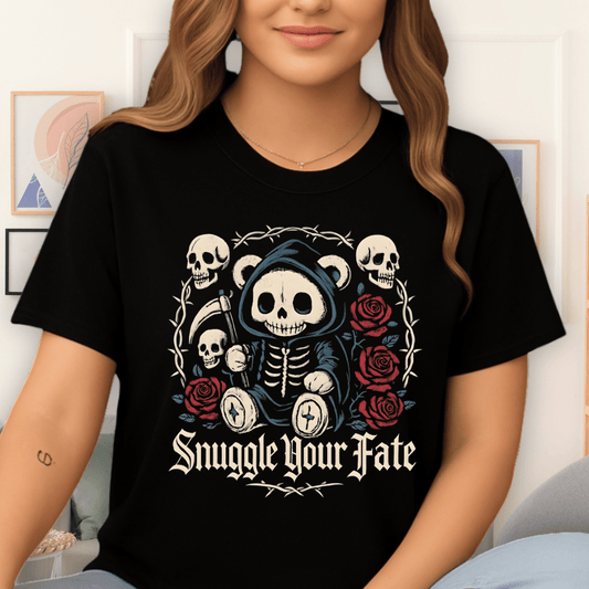 Cool Teds Teddy-Bear Gothic Reaper T-Shirt