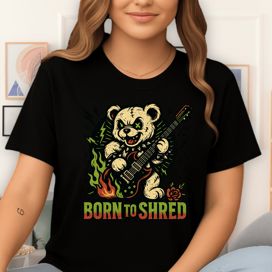 Cool Teds Teddy-Bear Born to Shred T-Shirt