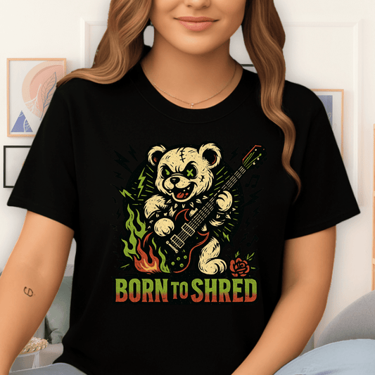 Cool Teds Teddy-Bear Born to Shred T-Shirt